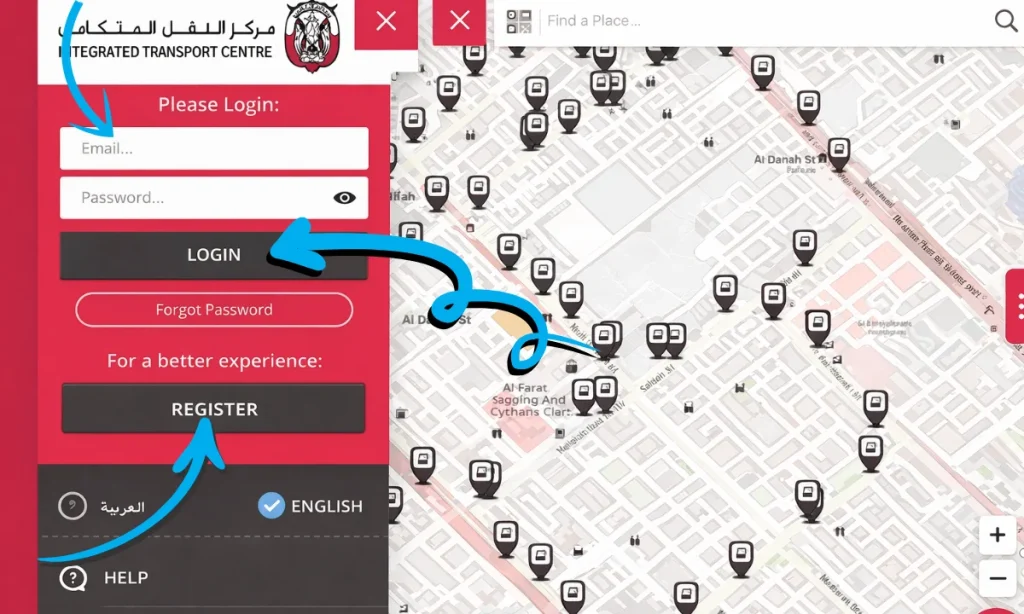 Darbi app login & register 