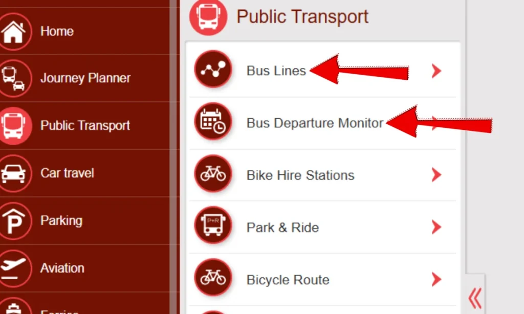 hafilat bus timing bus line and bus departure monitor
