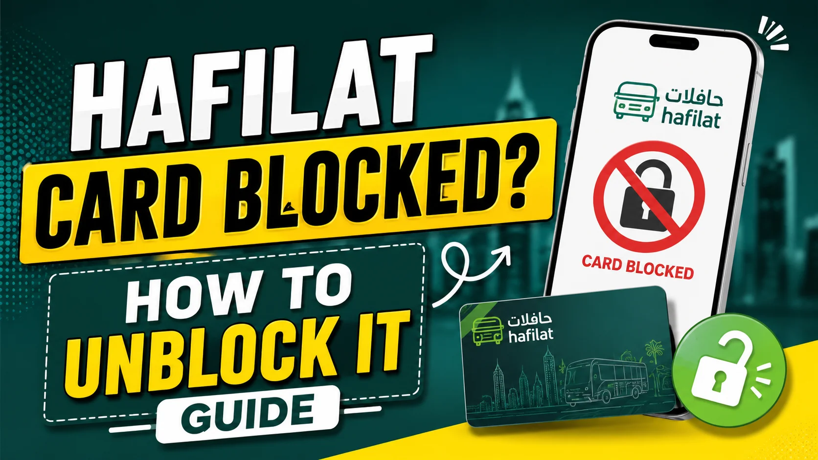 Hafilat Card Blocked?