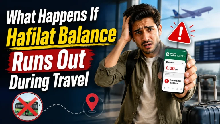 What Happens If Hafilat Balance Runs Out During Travel